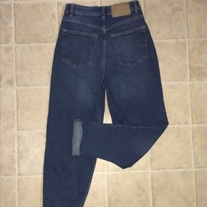 baggy high-rise h&m jeans